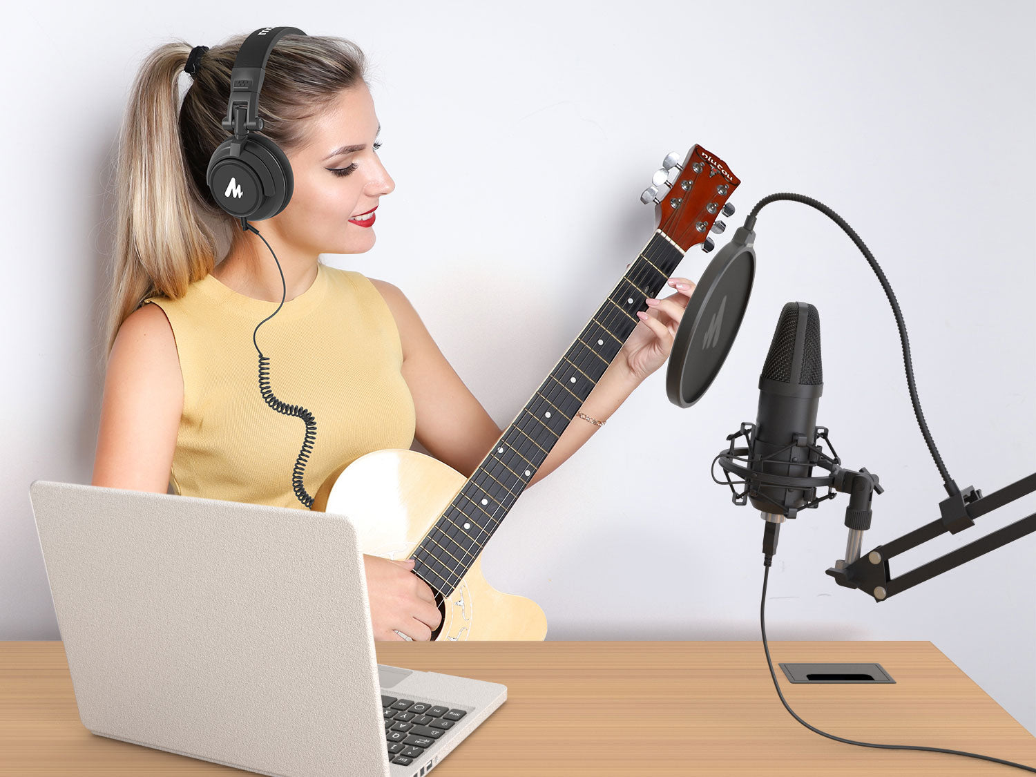 Mousse acoustique insonorisante Podcast anti-bruit pour les studios  d'enregistrement
