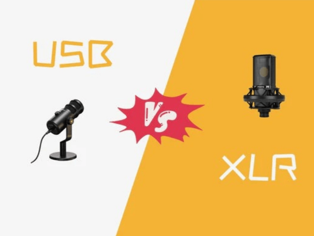 USB vs XLR podcast microphone