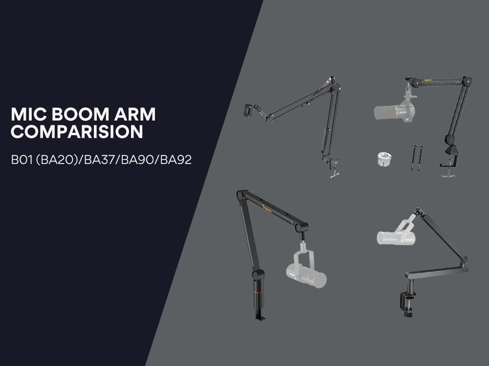 microphone boom arm comparision