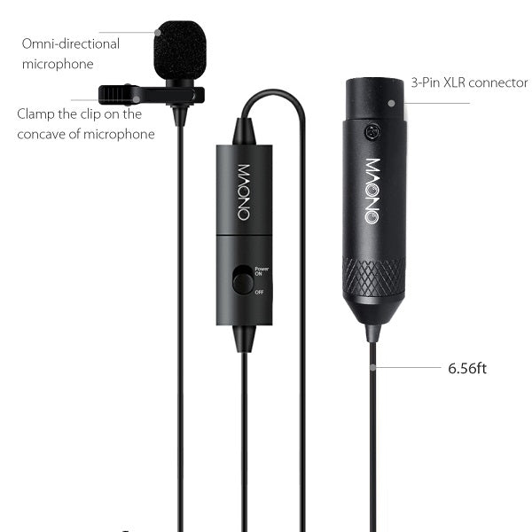 Microphone à condensateur MAONO XLR avec grande Cote dIvoire