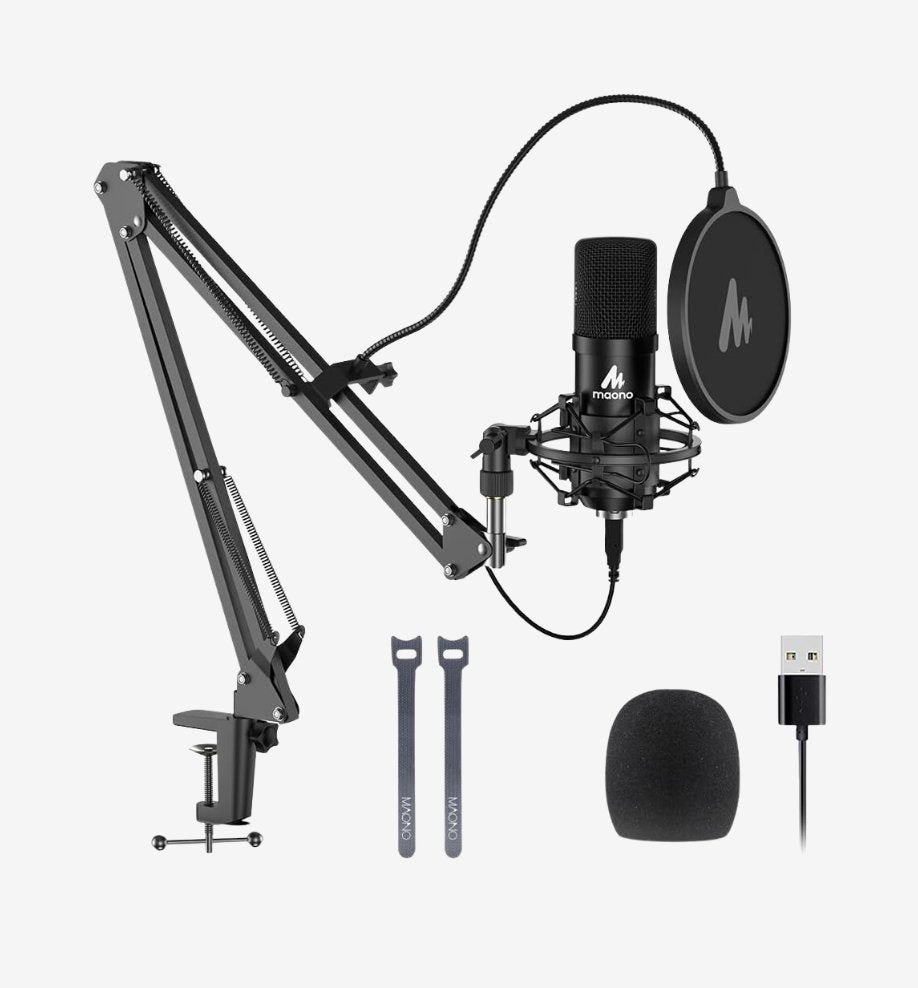 A04 USB  microphone black