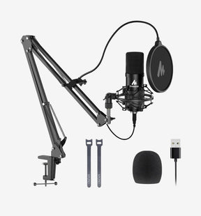 A04 USB  microphone black