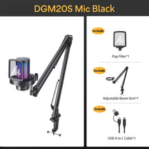 DGM20S USB microphone black