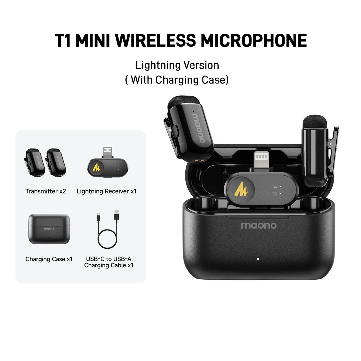 Maono WAVE T1 MINI Wireless Microphone