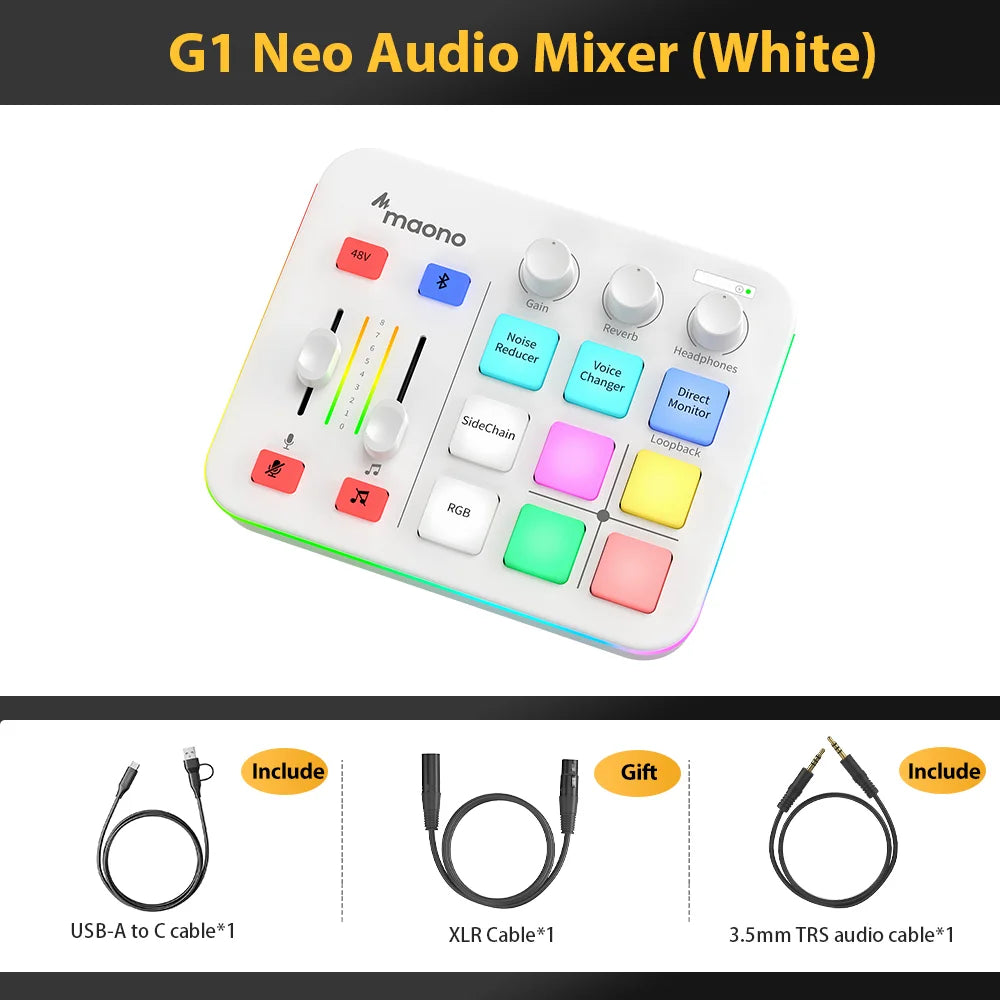 Maonocaster G1 NEO Audio Mixer For Game Streamer