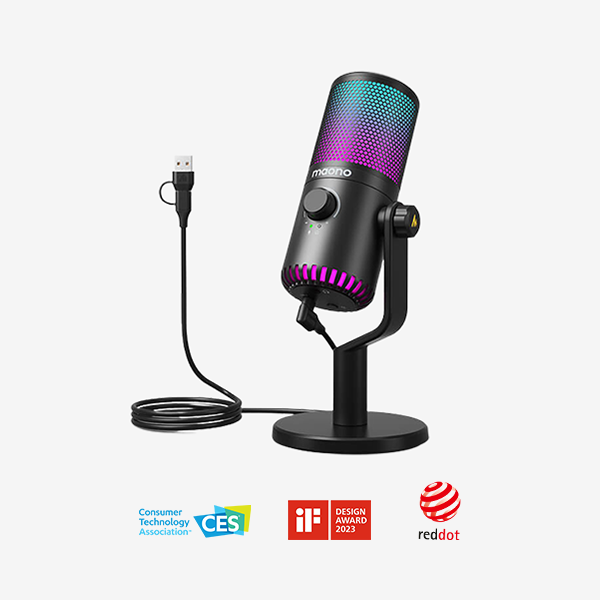 Maono DM30 RGB USB Microphone 600 × 600 01