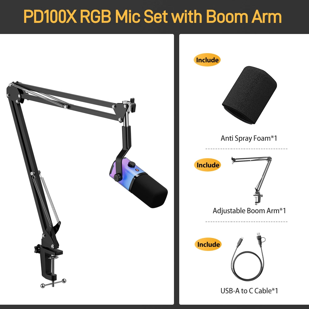 MAONO PD100X USB/XLR Dynamic Microphone For Game Streamers