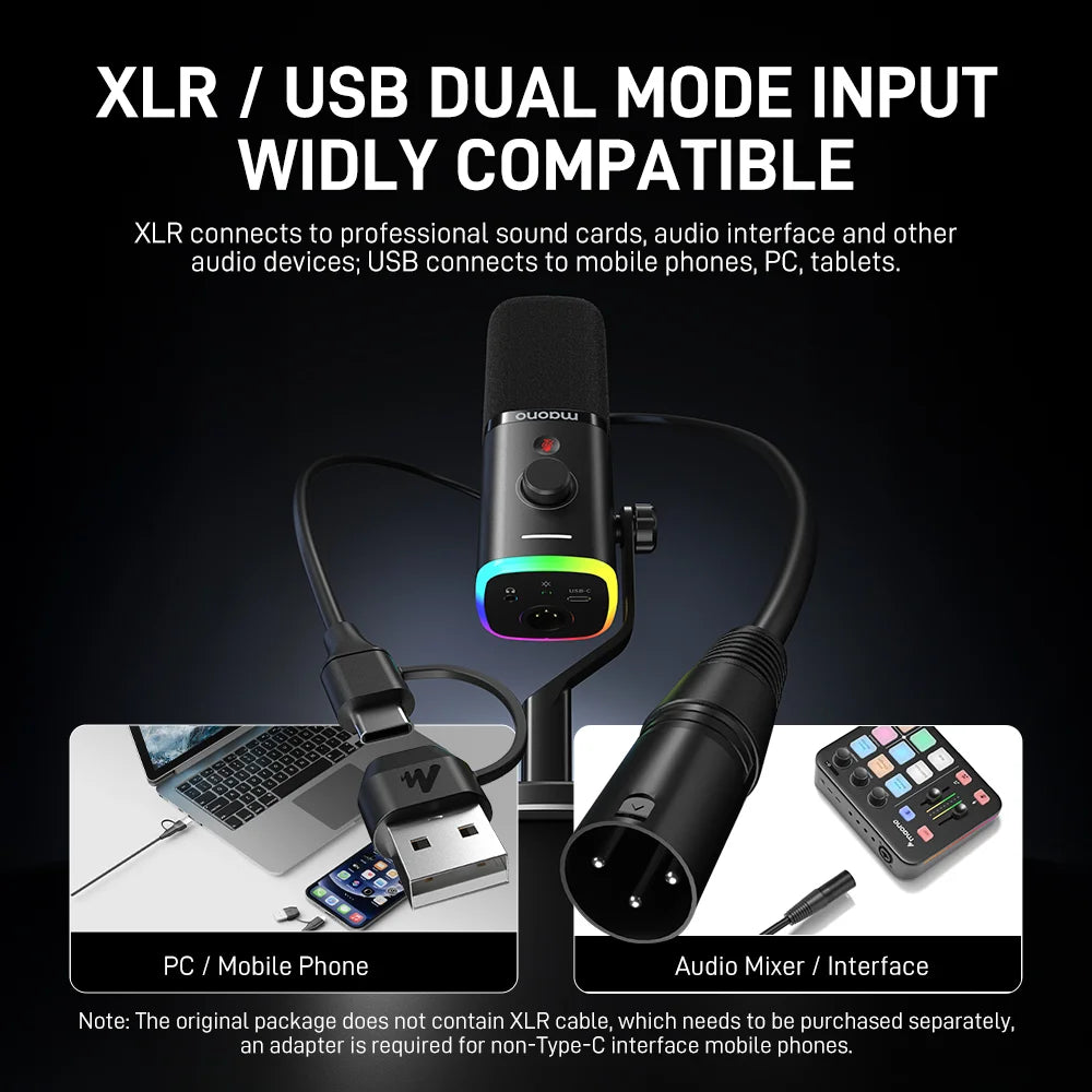 PD100X USB&XLR Podcasting microphone