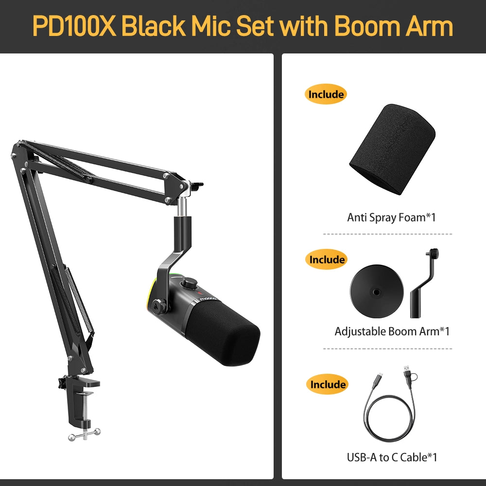 MAONO PD100X USB/XLR Dynamic Microphone For Game Streamers