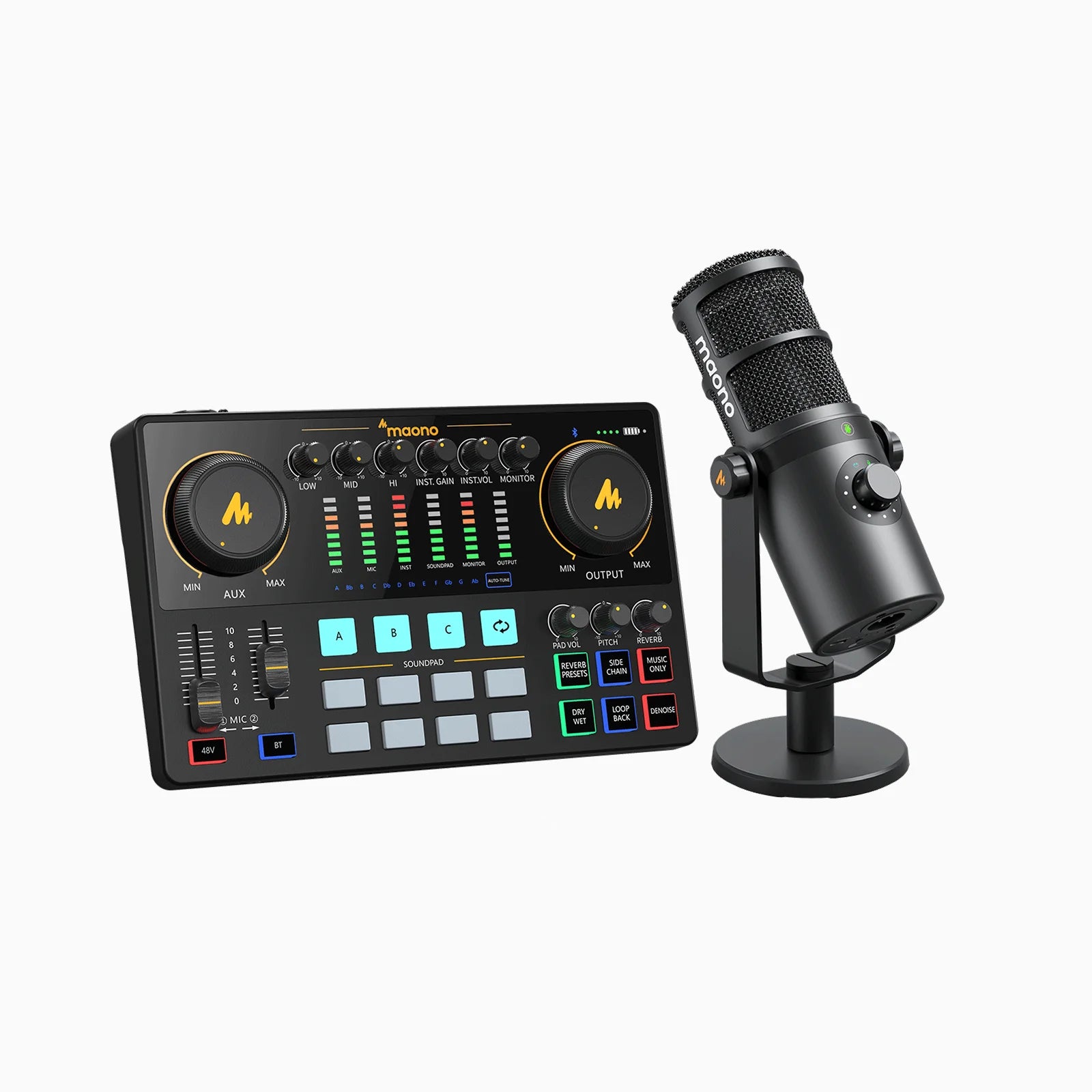 Maonocaster AME2 and PD400X Podcasting Equipment Bundle