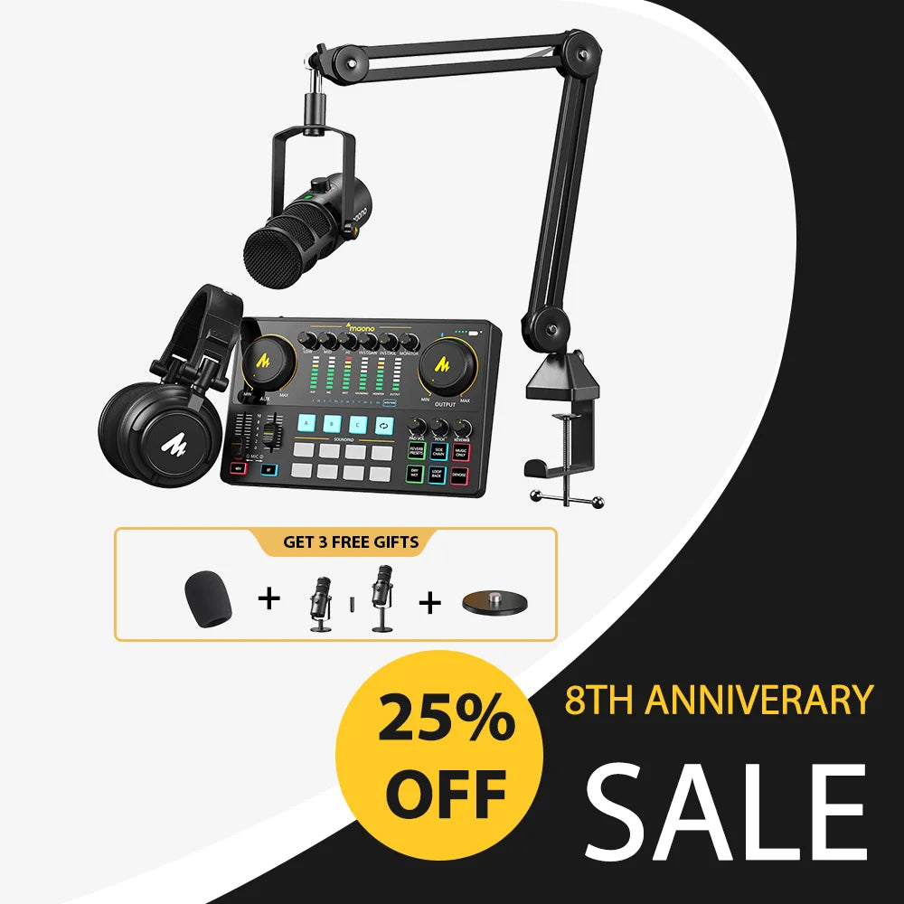 Supreme Sound Quality Podcasting Equipment Bundle