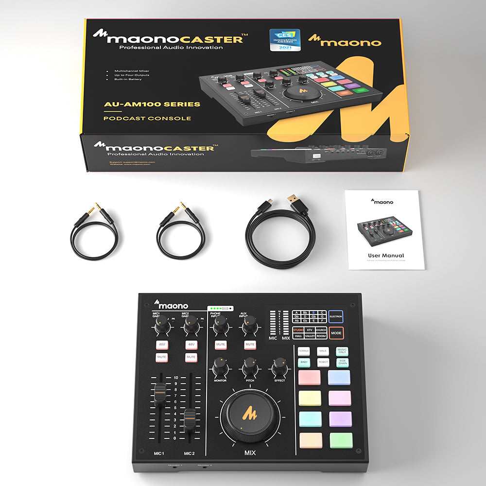 Maonocaster AM100 Audio Interface & Podcast Equipment