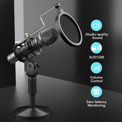 HD300 Dynamic Broadcast USB/XLR Microphone | MAONO